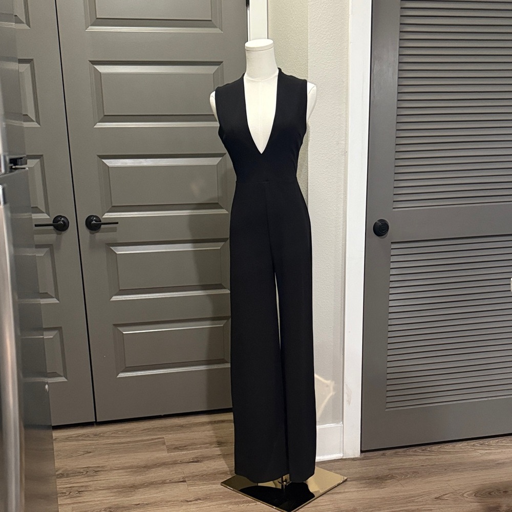 Lulus Black Sleeveless Jumpsuit